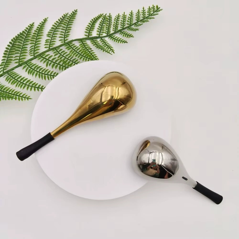 Freeze Ice Globes Spoon Massager Eyes Puffiness Facial Globes Roller anti Wrinkles Stainless Steel Ice Hockey Roller Women