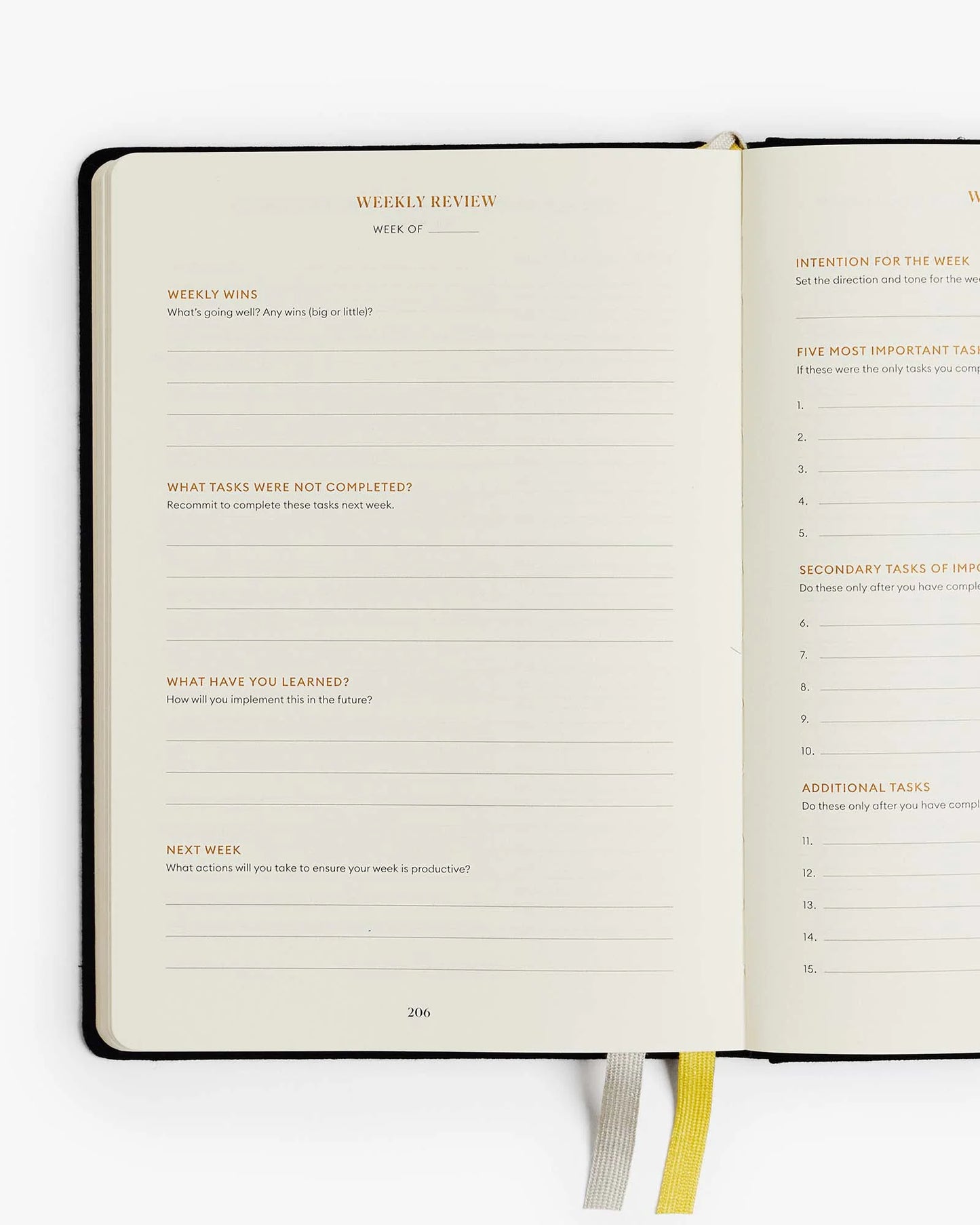 Productivity Planner - Black