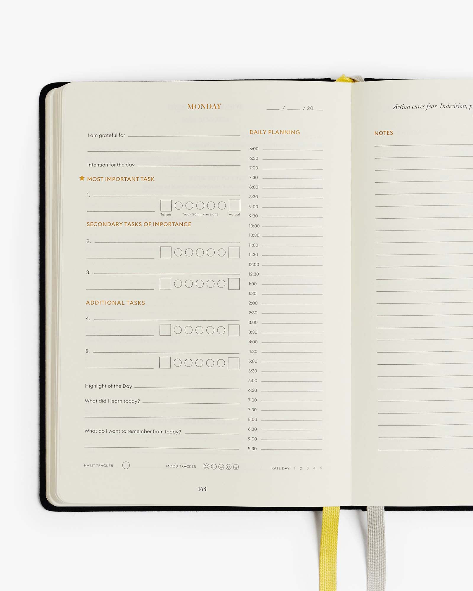 Productivity Planner - Black